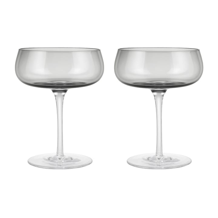Belo champagne coupe glass 20 cl cl 2 pack - Smoke - Blomus