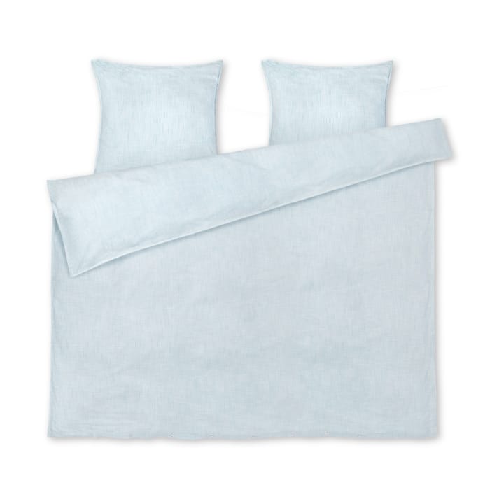 Monochrome Lines bedding set 220x220 cm - Light blue-white - Juna