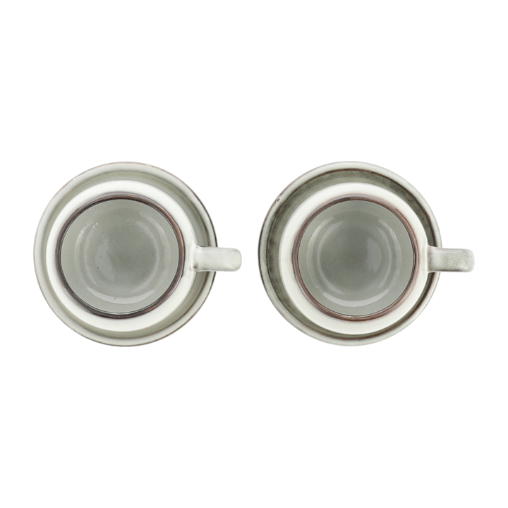 Amera espressocup with saucer - white sands - Lene Bjerre