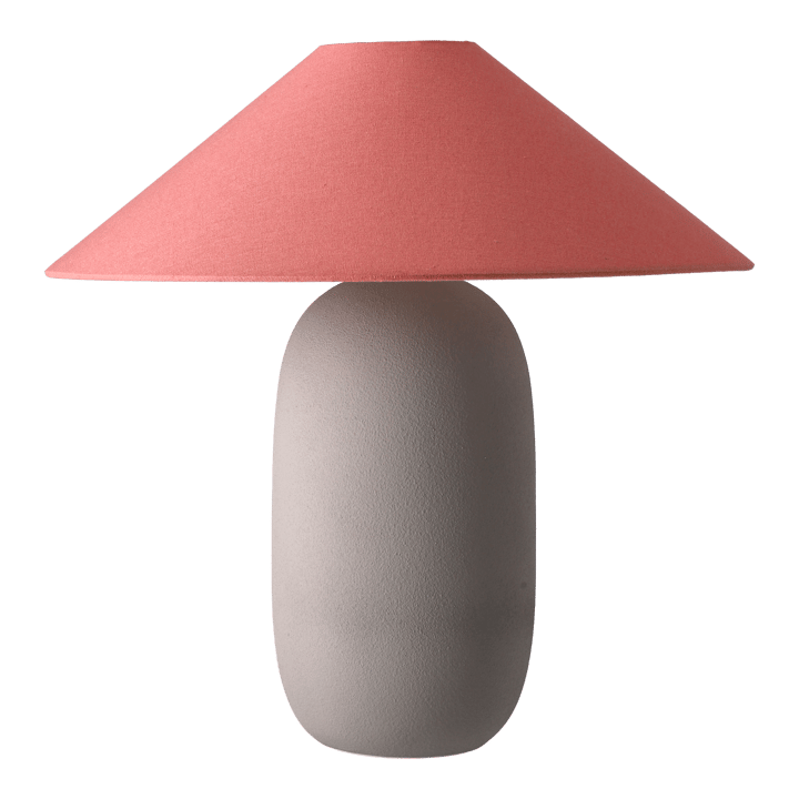 Boulder table lamp 48 cm grey-peach - undefined - Scandi Living