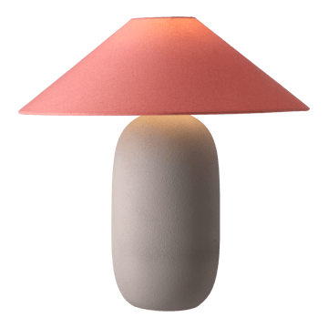 Boulder table lamp 48 cm grey-peach - undefined - Scandi Living