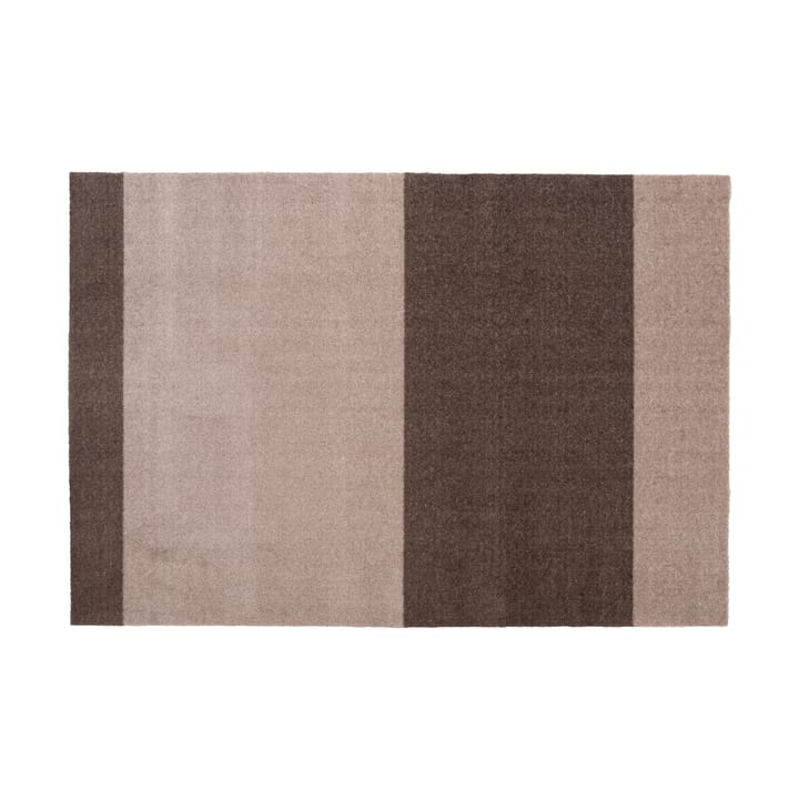 Stripes by tica. horizontal. hallway rug - Sand-brown. 90x130 cm - Tica copenhagen