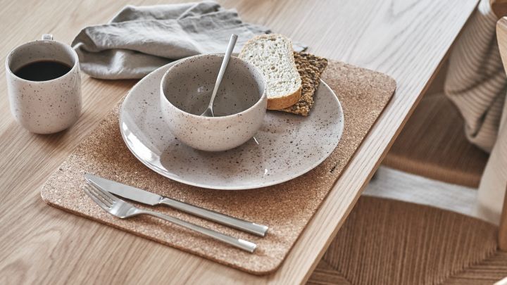 Scandi Living is a Swedish, modern design brand with stylish design language as here with their rustically elegant porcelain Freckle.
