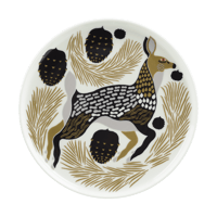 White grey plate 20 cm