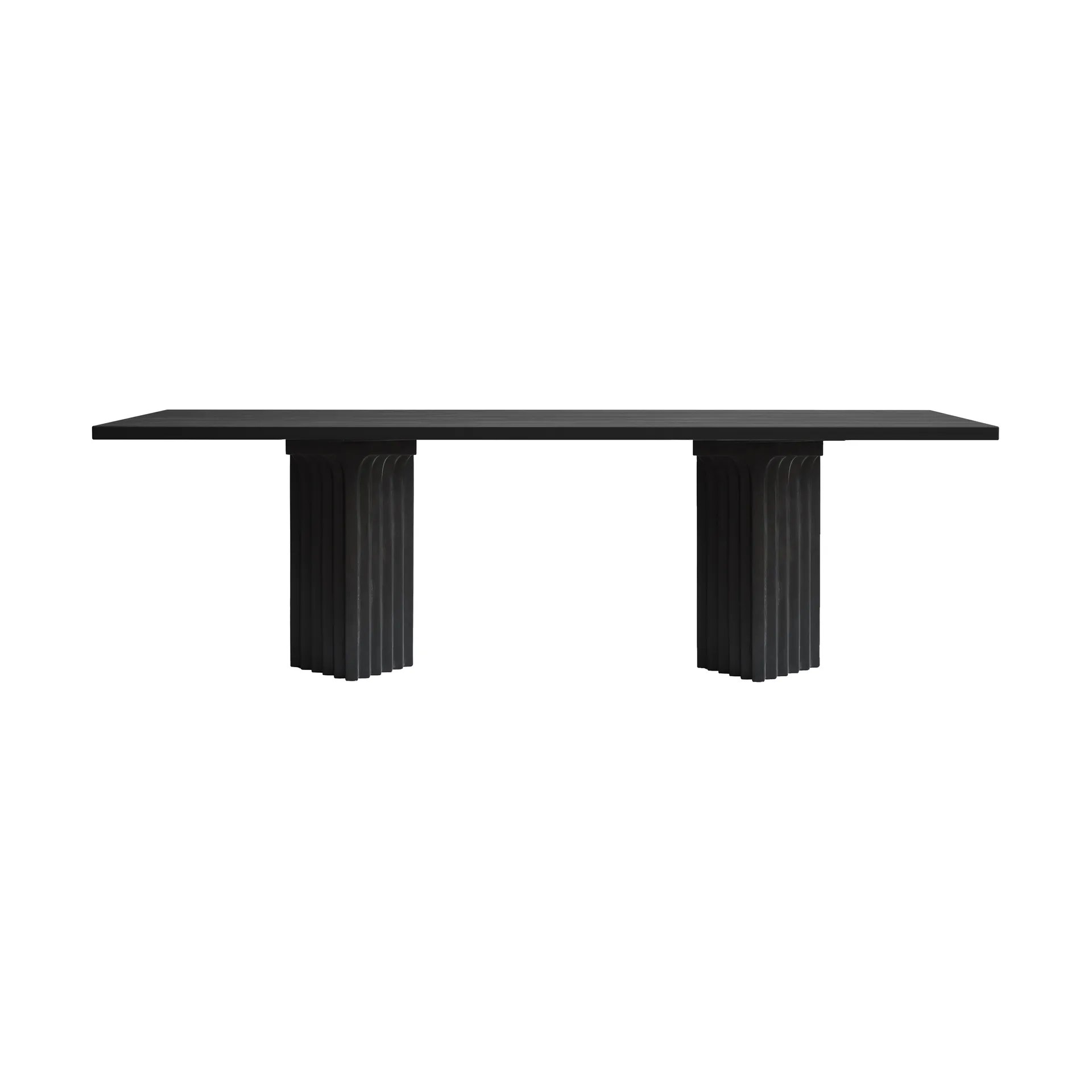 Arc dining table 95x250 cm, Coffee black oak 101 Copenhagen