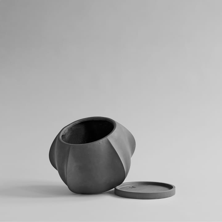 Arket flower pot mini Ø39.5 cm - Dark Grey - 101 Copenhagen