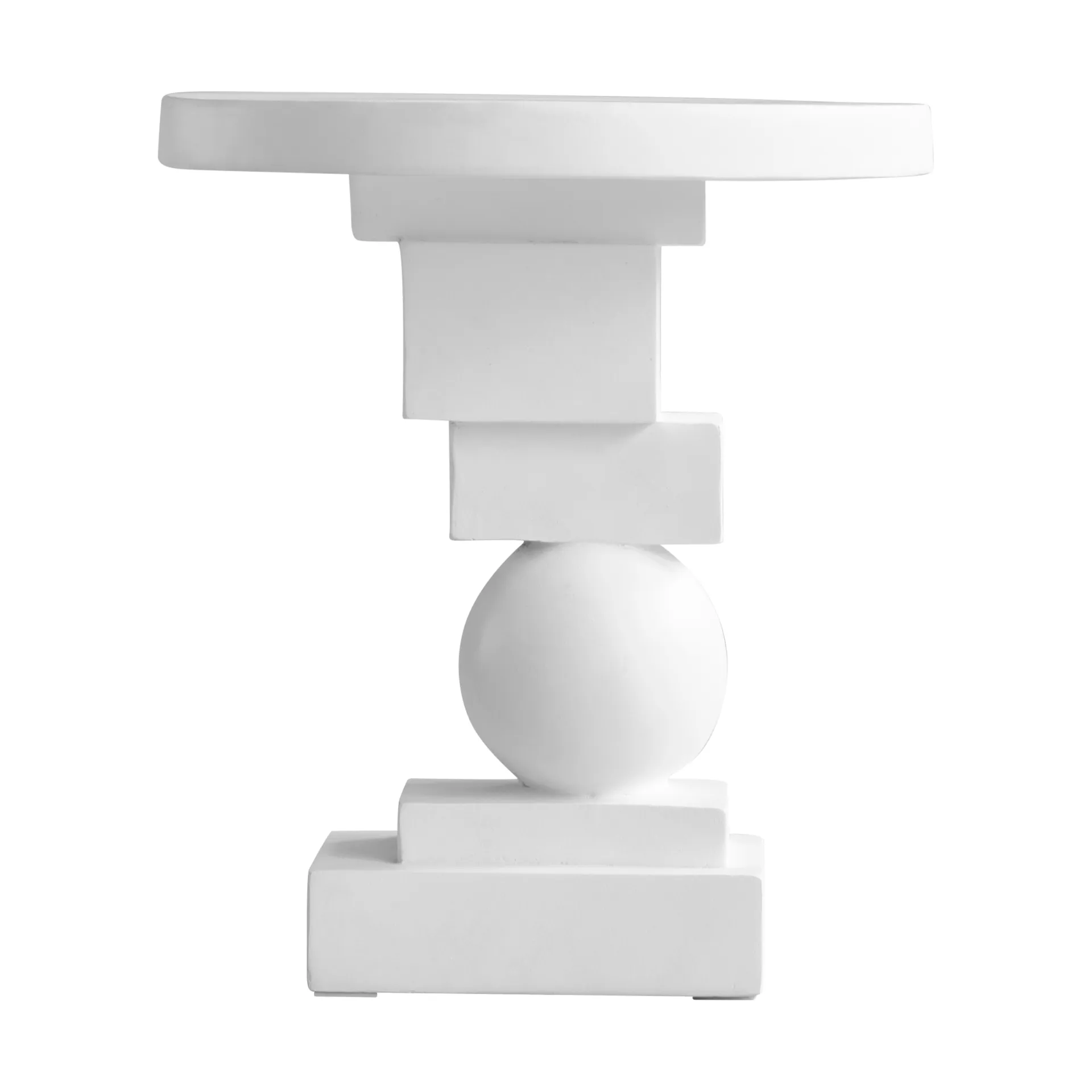 Artist side table Ø44x50 cm, Bone white 101 Copenhagen