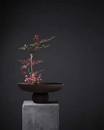 Baburu big bowl Ø43 cm - Chocolate brown - 101 Copenhagen