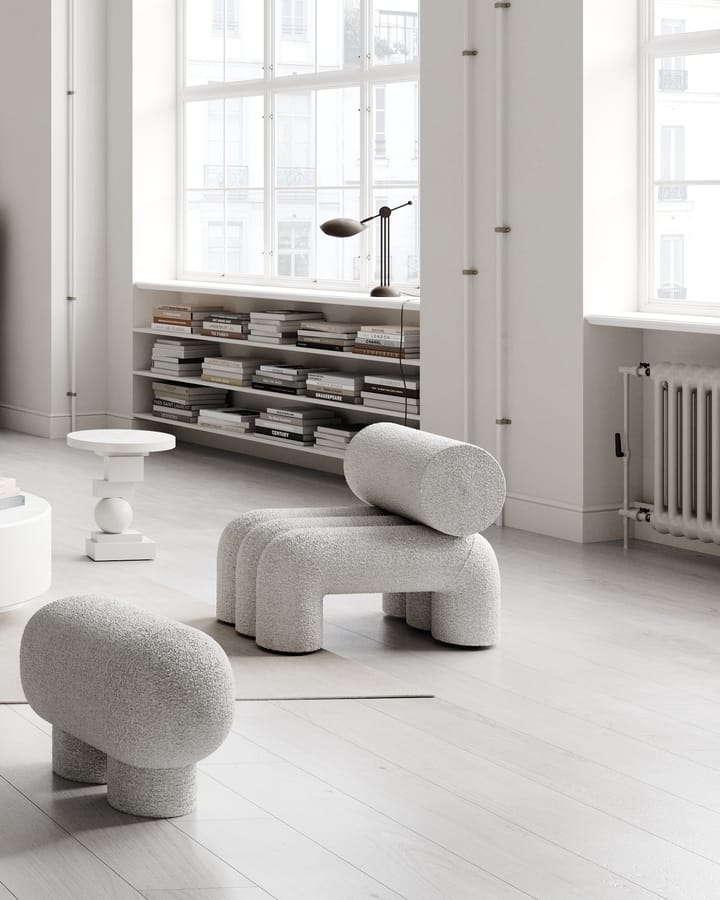 Big Foot bench small, Nubuck 101 Copenhagen