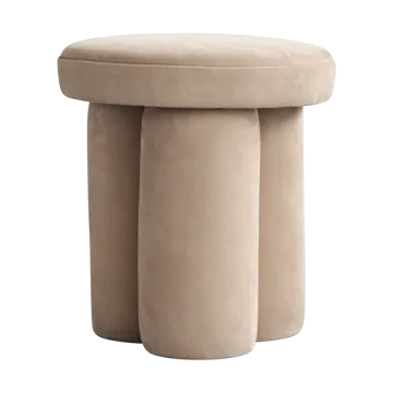 Big Foot stool Ø38x43 cm - Nubuck - 101 Copenhagen