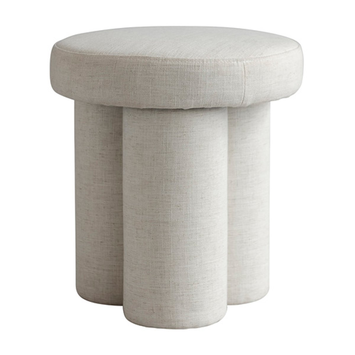 101 Copenhagen Big Foot stool linen White chalk | Scandinavian Design | Stools | White