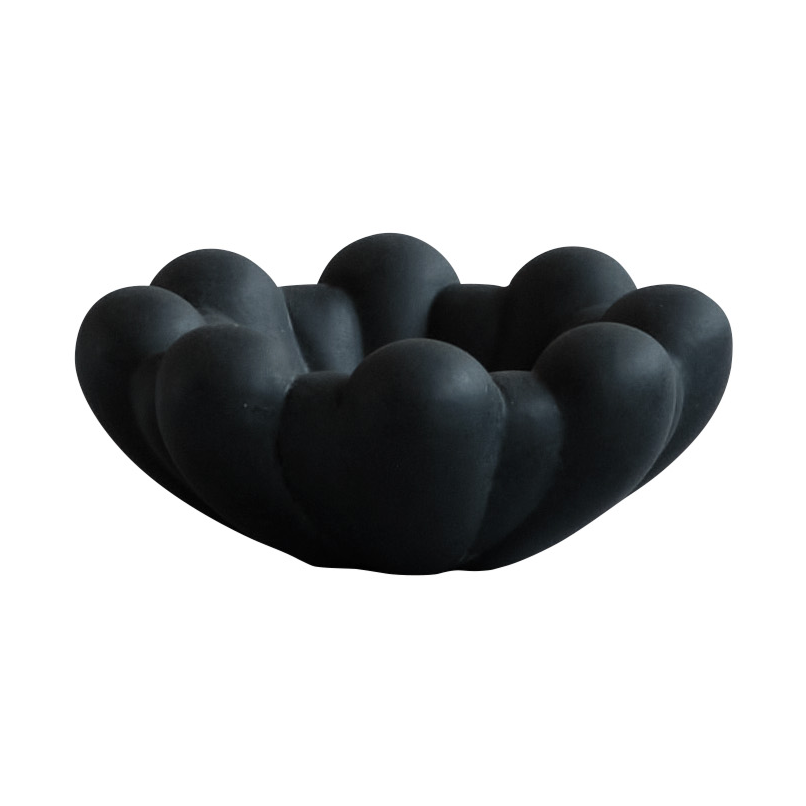 101 Copenhagen Bloom bowl mini o15,5 cm Black | Scandinavian Design | Decorative bowls | Black