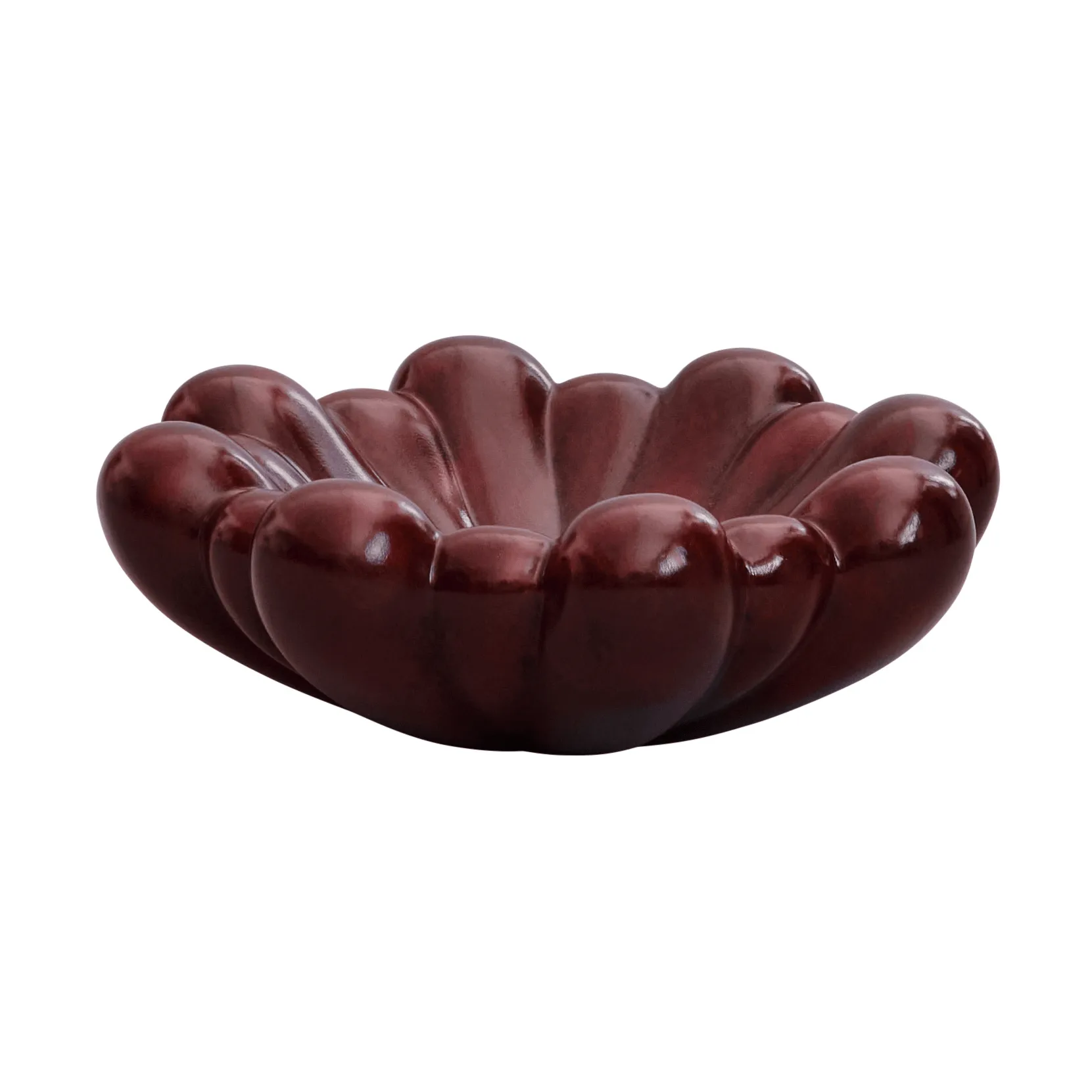 Bloom Tray bowl medium Ø28.5 cm, Maroon 101 Copenhagen