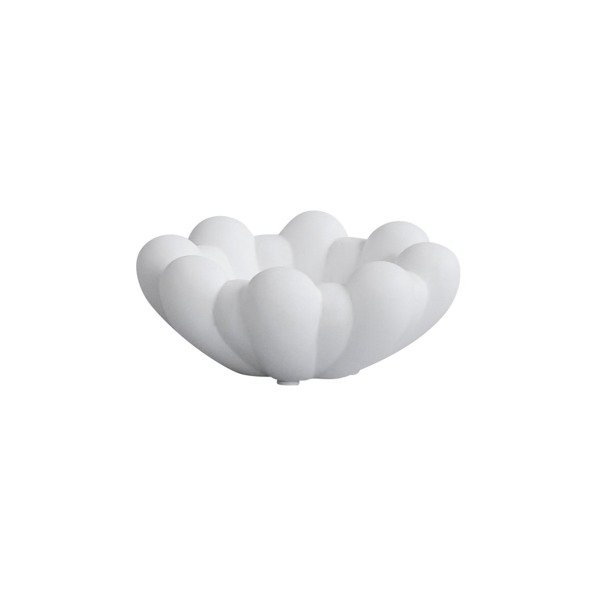 101 Copenhagen Bloom tray bowl mini Bone White | Scandinavian Design | Decorative bowls | White