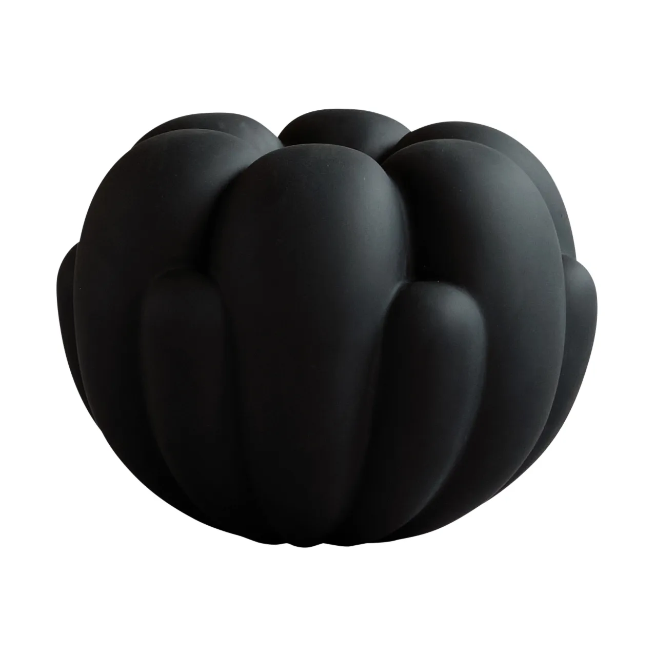Bloom vase small 22.5x24 cm, Black 101 Copenhagen
