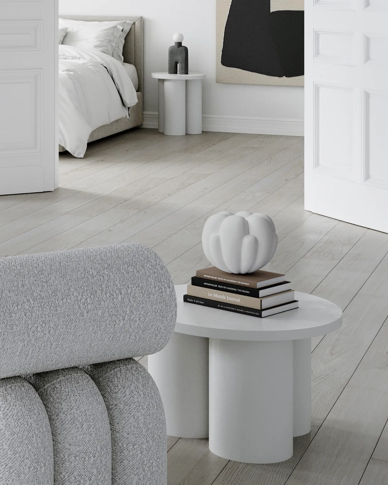 Bloom vase small 22.5x24 cm, Bone white 101 Copenhagen