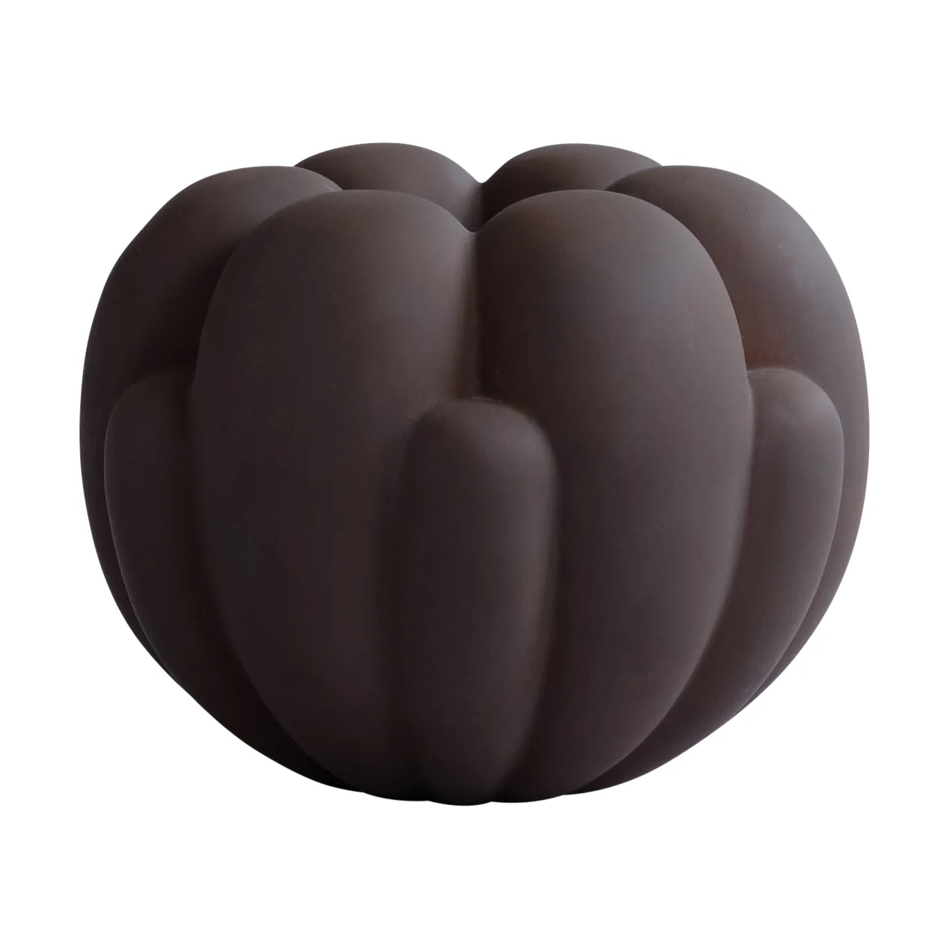 Bloom vase small 22.5x24 cm, Chocolate brown 101 Copenhagen
