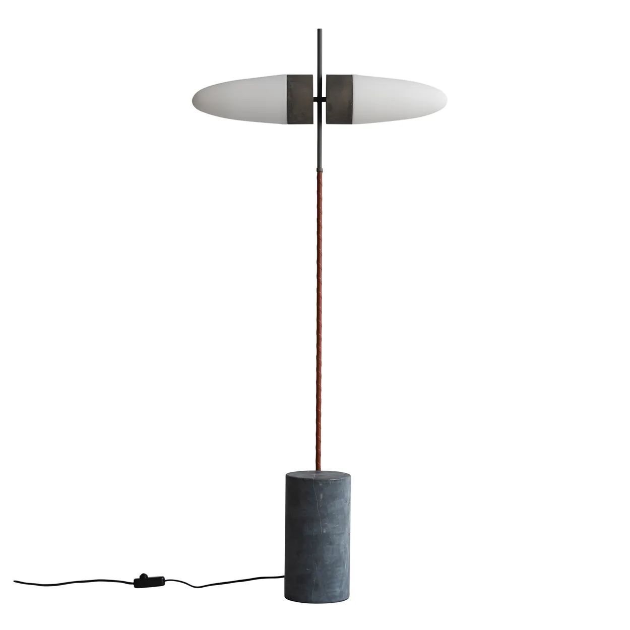 101 Copenhagen Bull floor lamp 140 cm Oxidised | Scandinavian Design | Floor lamps | Grey