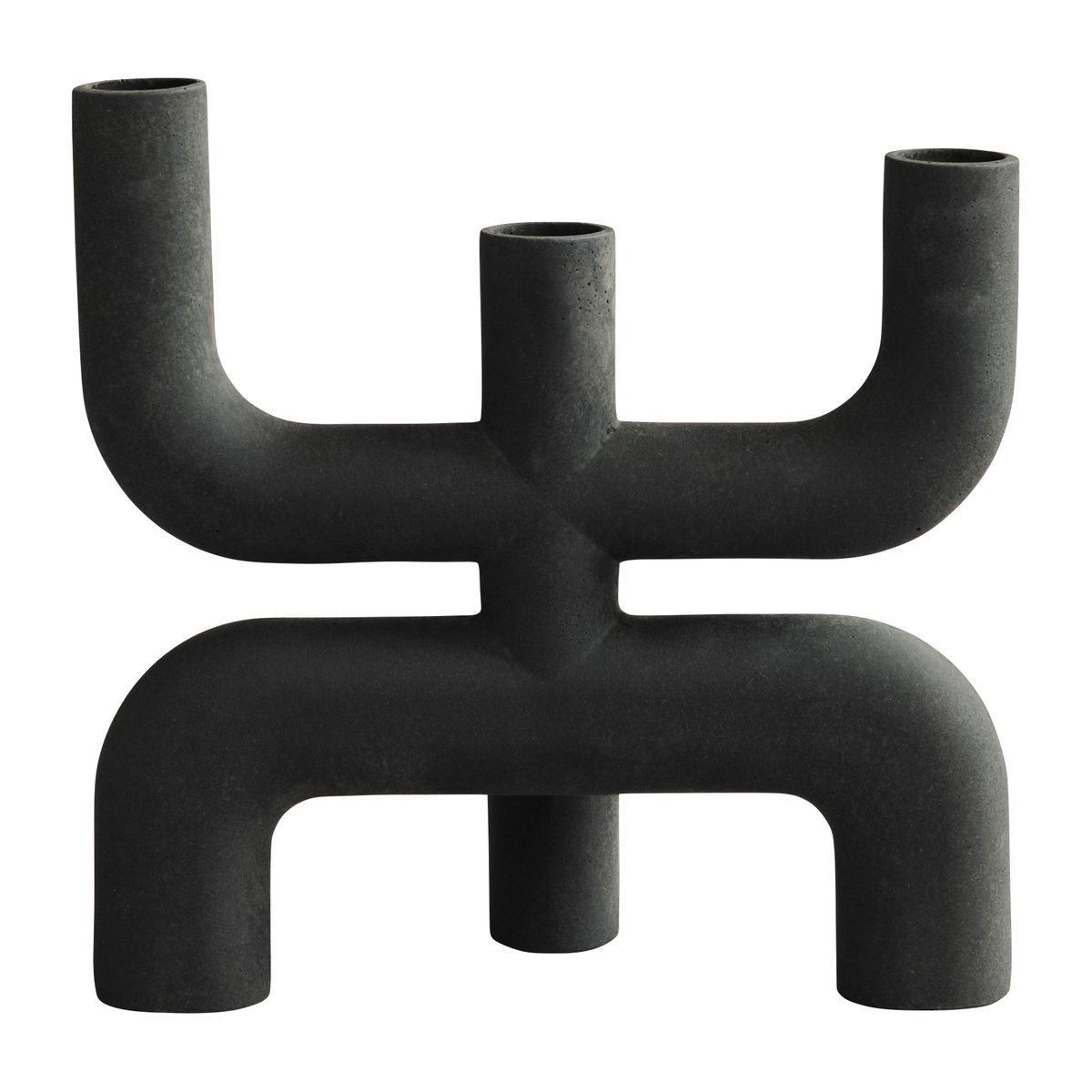 101 Copenhagen Cobra candle holder 25x25 cm Black | Scandinavian Design | Candle holders | Black