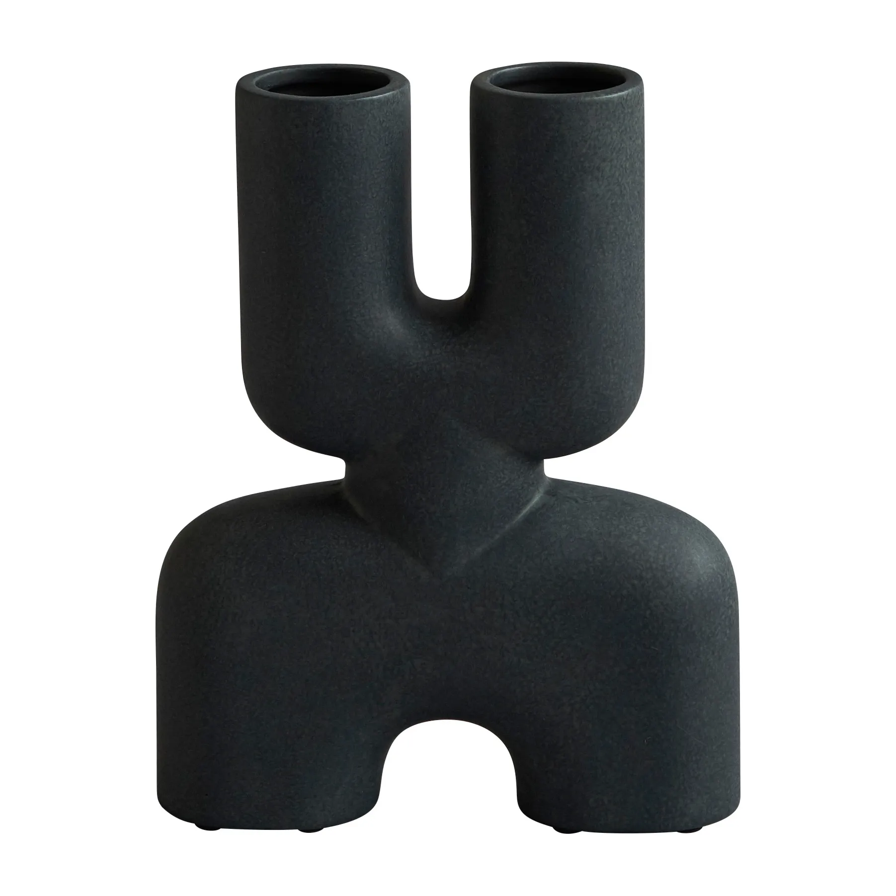 Cobra Double Mini vase 22x28 cm, Black 101 Copenhagen