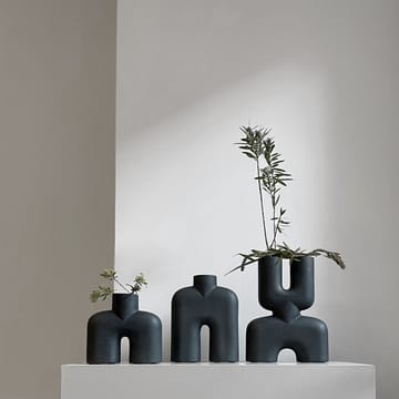 Cobra Double Mini vase 22x28 cm - Black - 101 Copenhagen