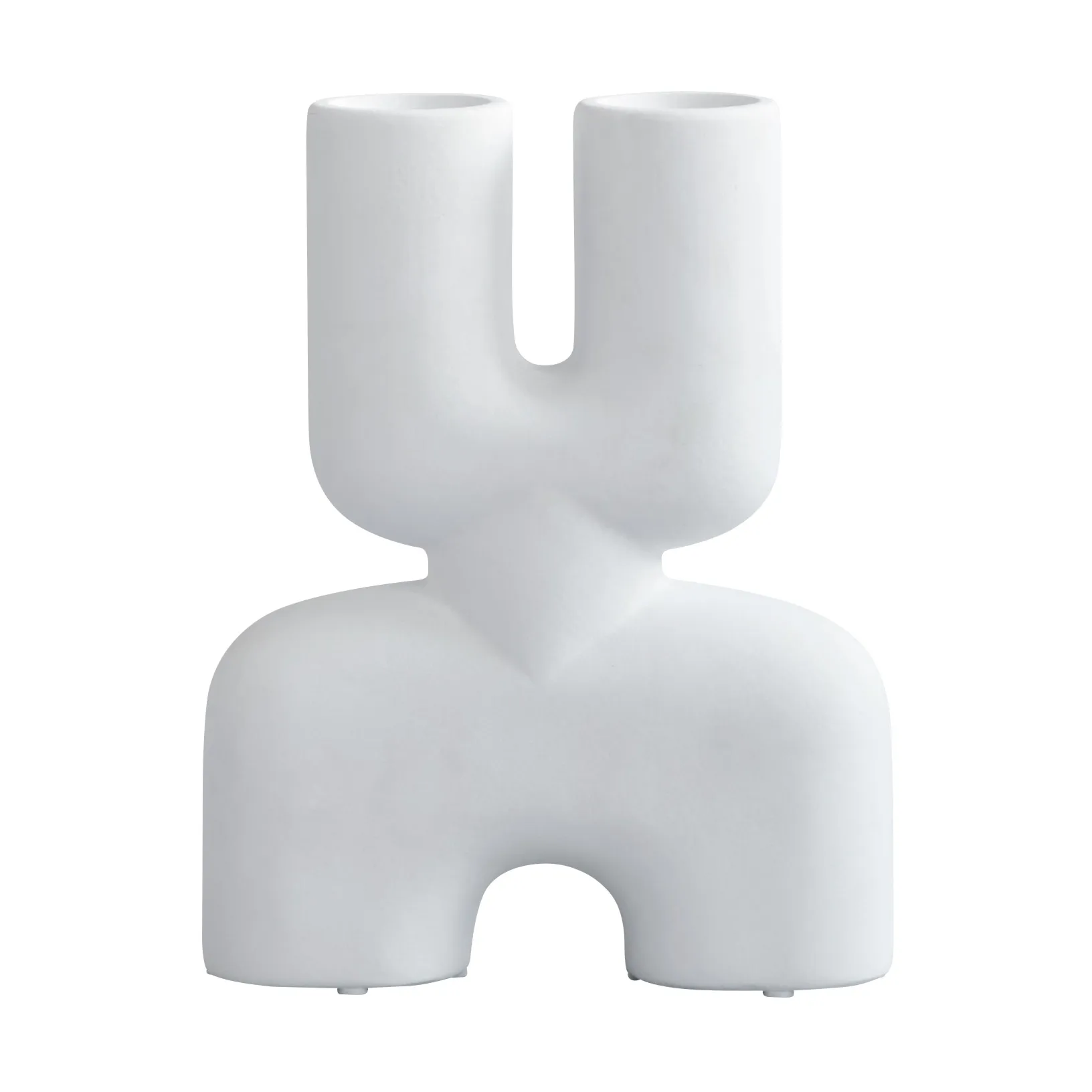 Cobra Double mini vase 28x22 cm, Bone white 101 Copenhagen