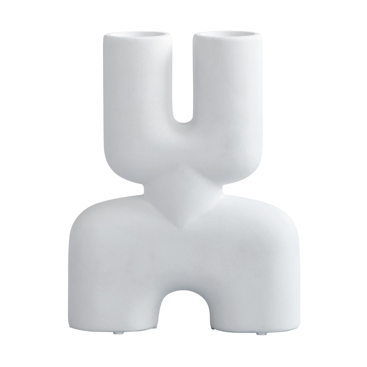 101 Copenhagen Cobra Double mini vase 28x22 cm Bone white