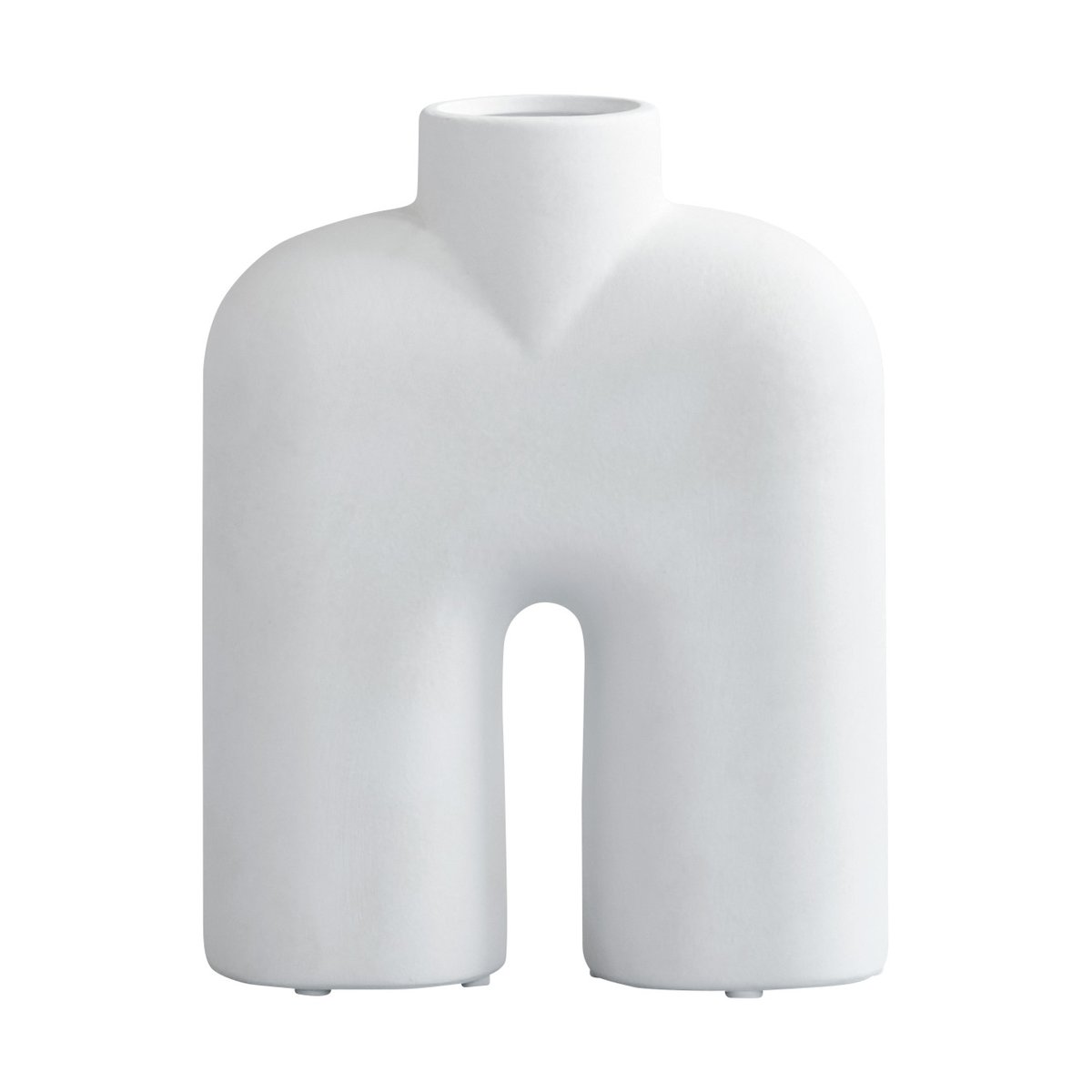 101 Copenhagen Cobra Tall mini vase 18x17 cm Bone white