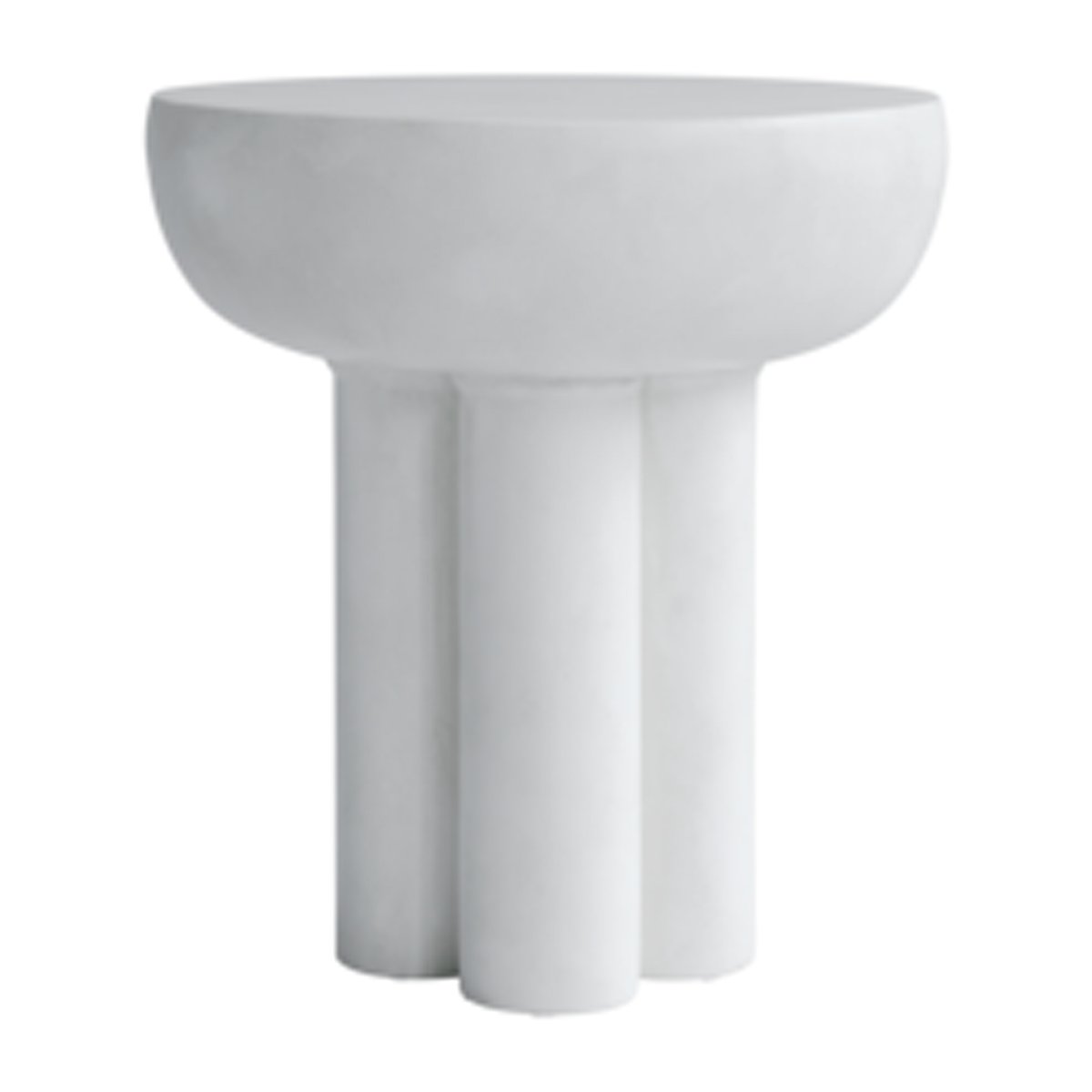 101 Copenhagen Crown side table tall o45 cm Bone white