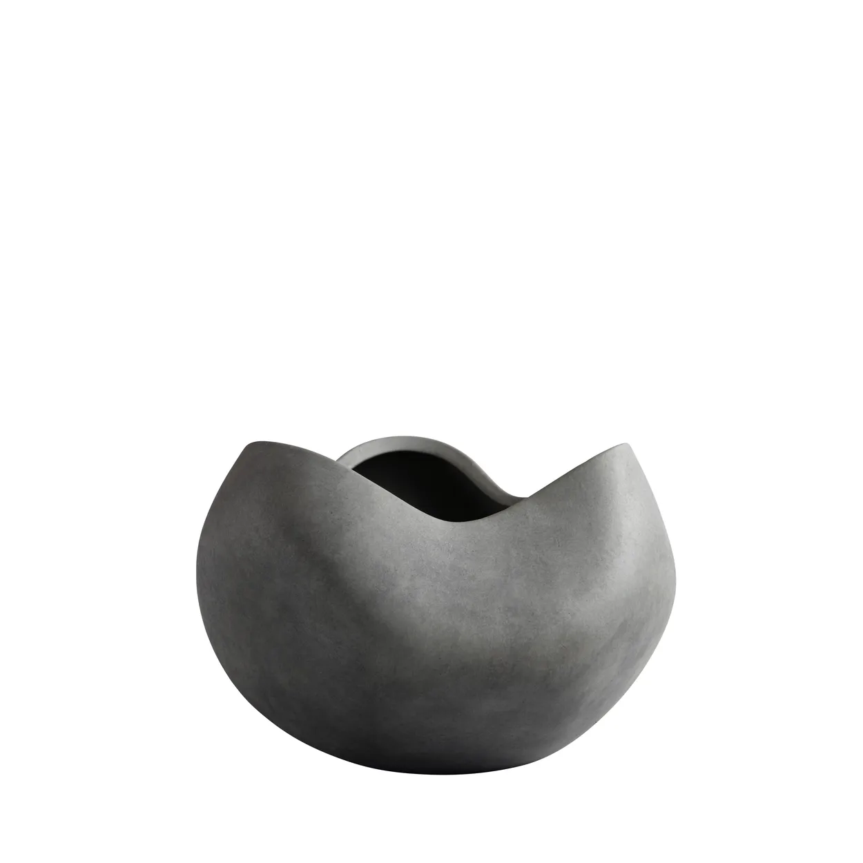 101 Copenhagen Curve Big bowl 28.5 cm Dark grey | Scandinavian Design | Decorative bowls | Grey