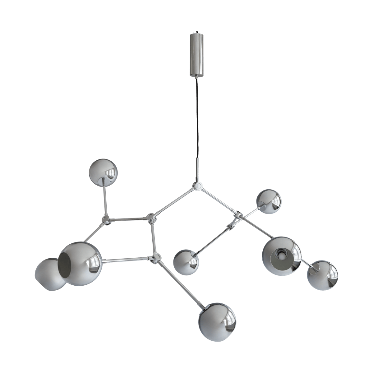 101 Copenhagen Drop Chandelier Globe chandelier Chrome