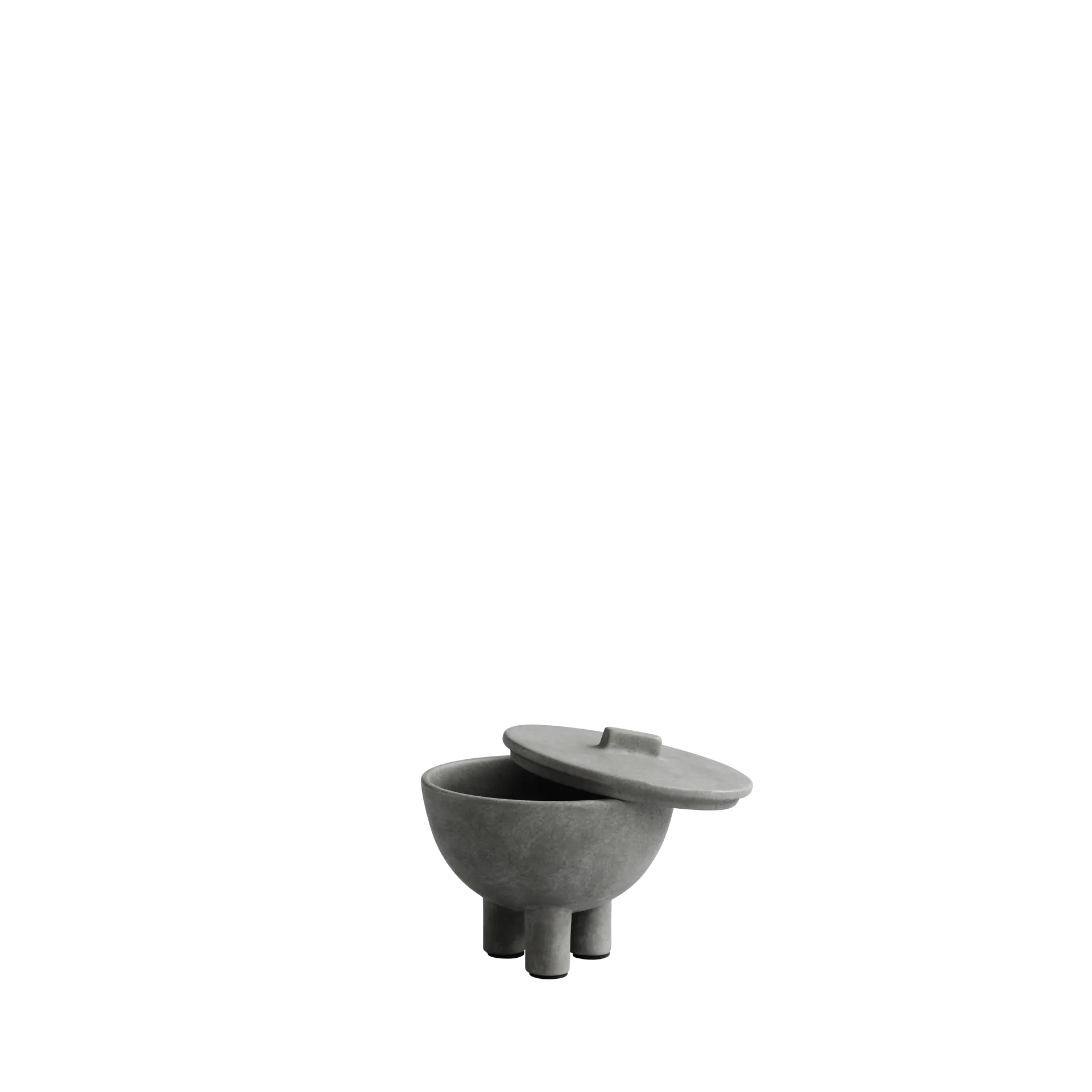 Duck Can with lid Medio, Dark grey 101 Copenhagen