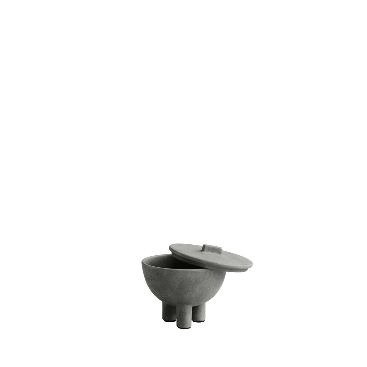 101 Copenhagen Duck Can with lid Medio Dark grey | Scandinavian Design | Decorative accessories | Grey