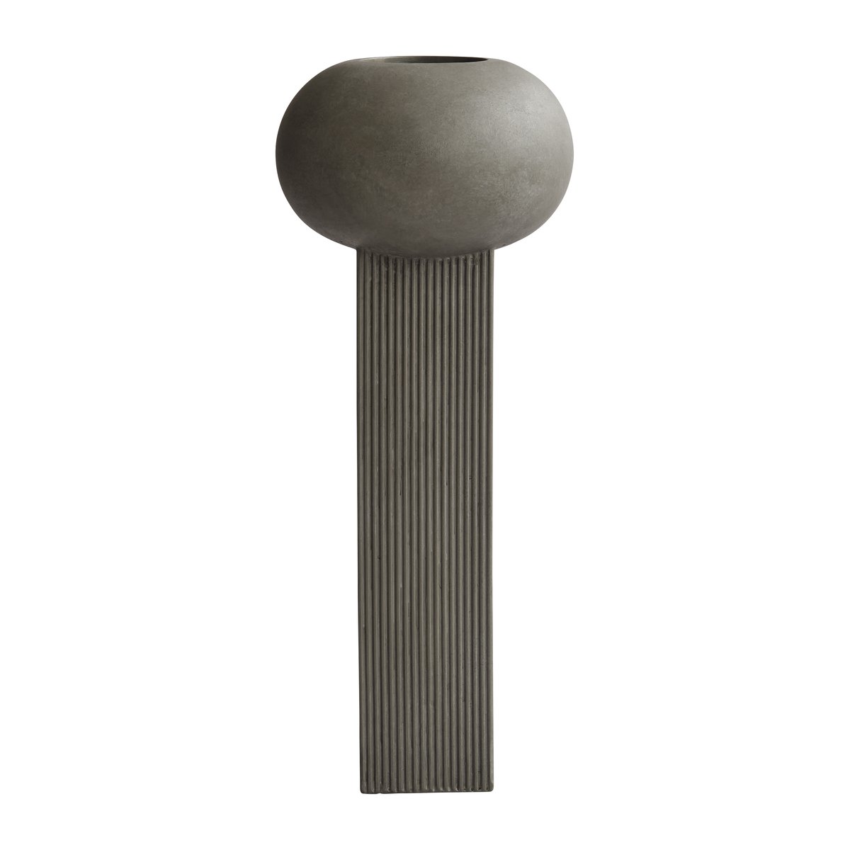 101 Copenhagen Empire vase o24 cm Dark Grey | Scandinavian Design | Vases | Grey