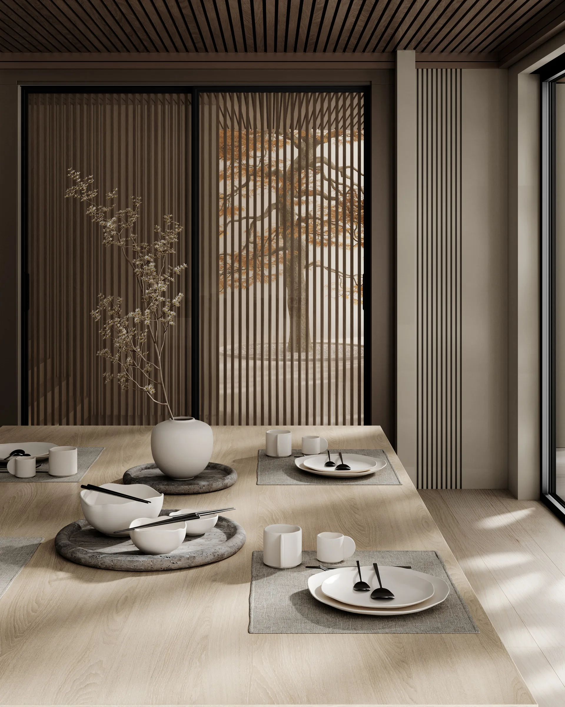 Enkei maxi tray Ø40 cm, Earth 101 Copenhagen