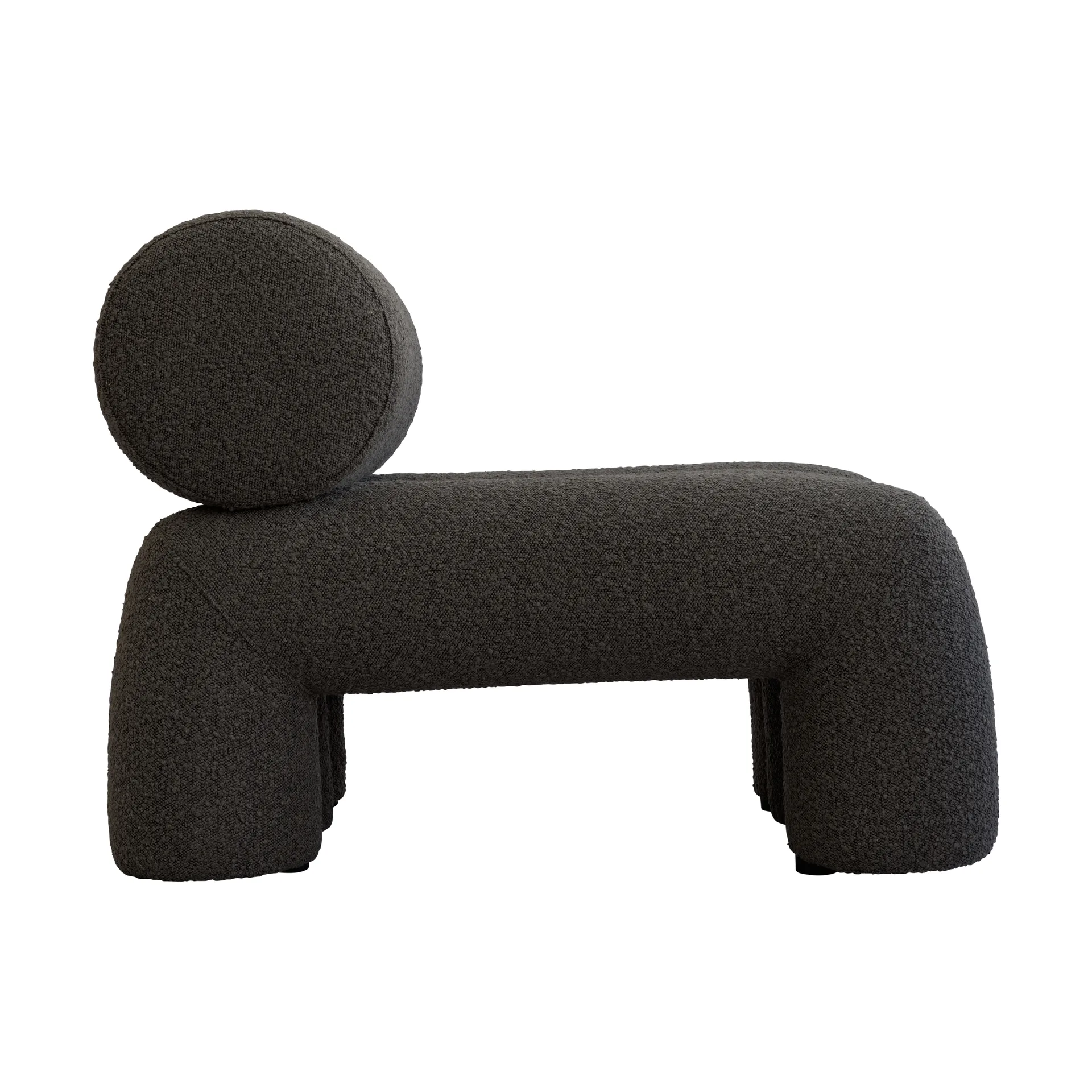 Foku Chair lounge chair, Deep taupe 101 Copenhagen