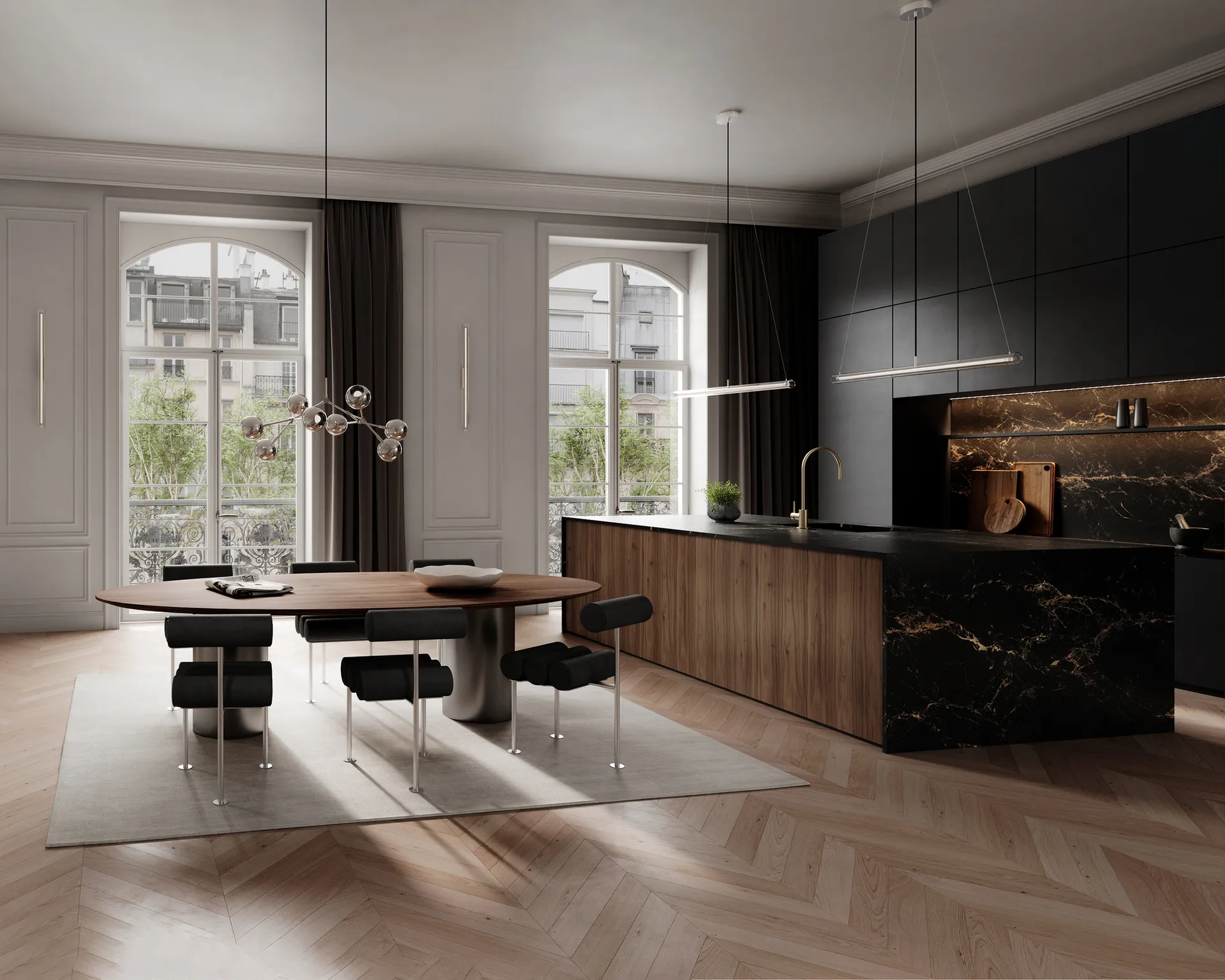 Frame wall lamp big, Chrome 101 Copenhagen