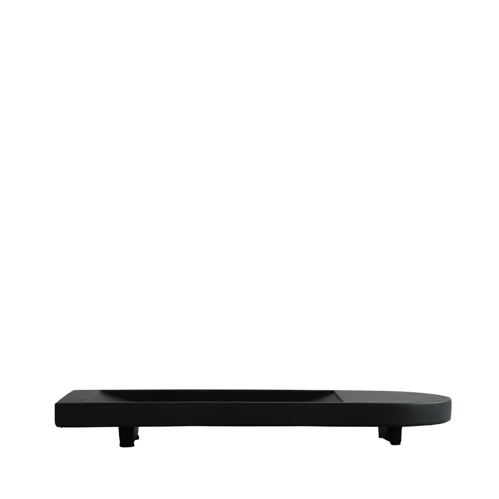 101 Copenhagen Geta Tray 18x55 cm Coffee | Scandinavian Design | Trays | Black