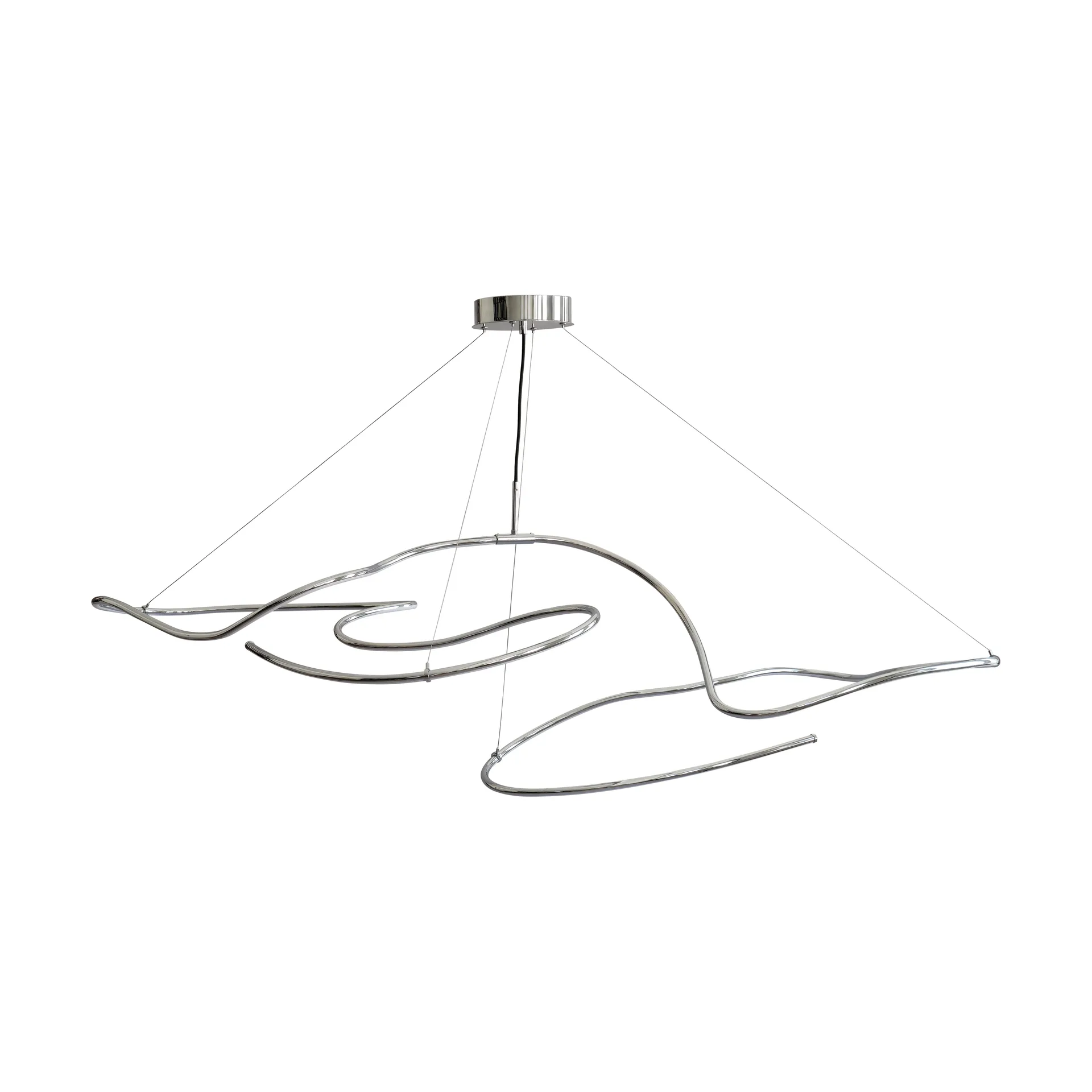 Ghost Chandelier big ceiling lamp, Chrome 101 Copenhagen