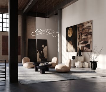 Ghost Chandelier big ceiling lamp - Chrome - 101 Copenhagen
