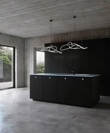 Ghost Chandelier mini ceiling lamp - Burned black - 101 Copenhagen