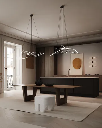 Ghost Chandelier mini ceiling lamp - Burned black - 101 Copenhagen