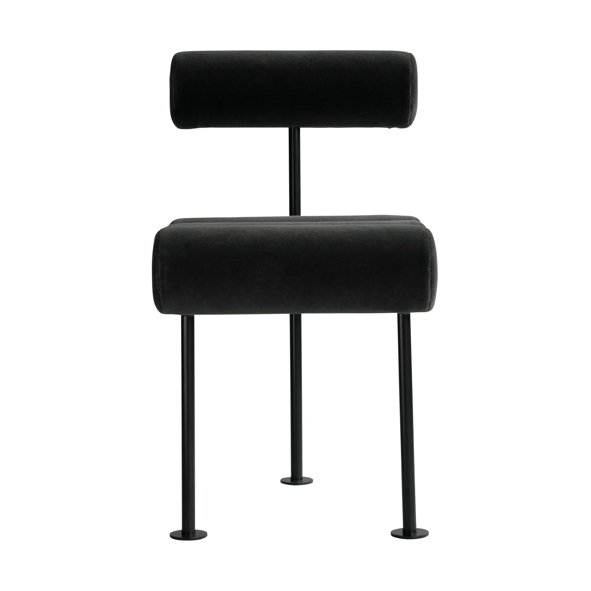 Hiro dining chair, Black frame-peat 101 Copenhagen