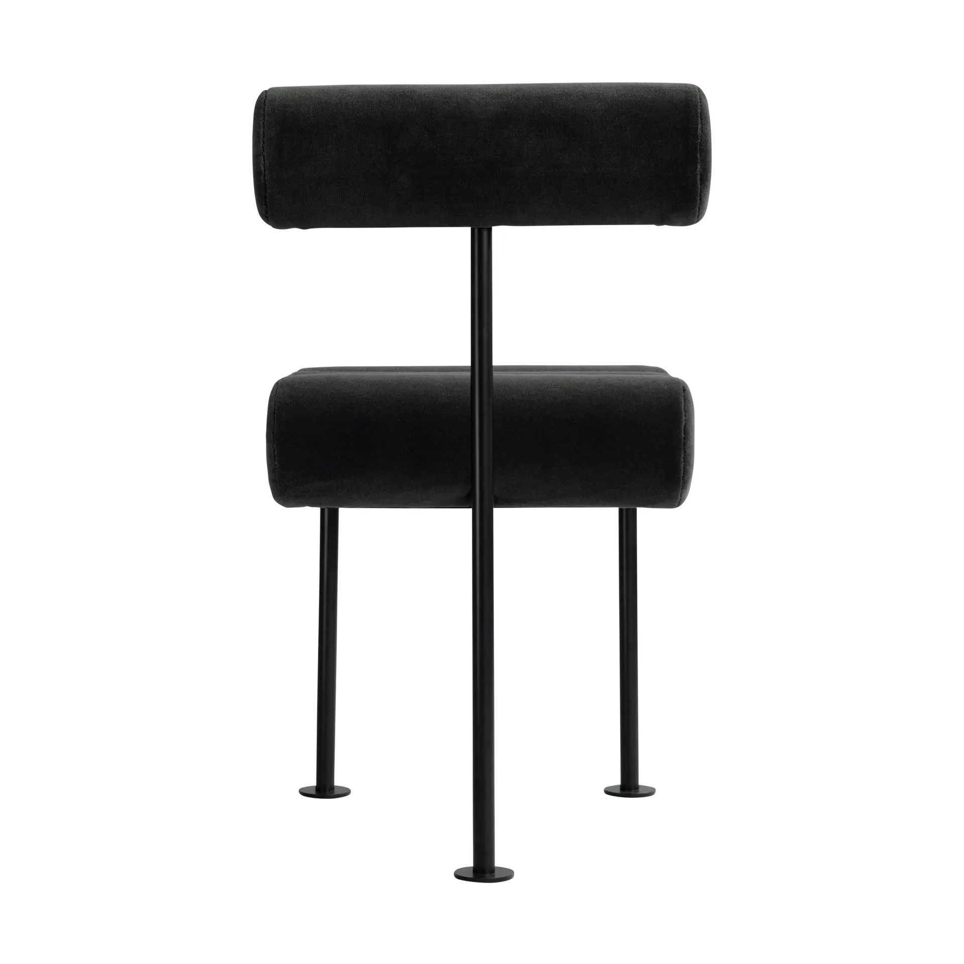 Hiro dining chair, Black frame-peat 101 Copenhagen