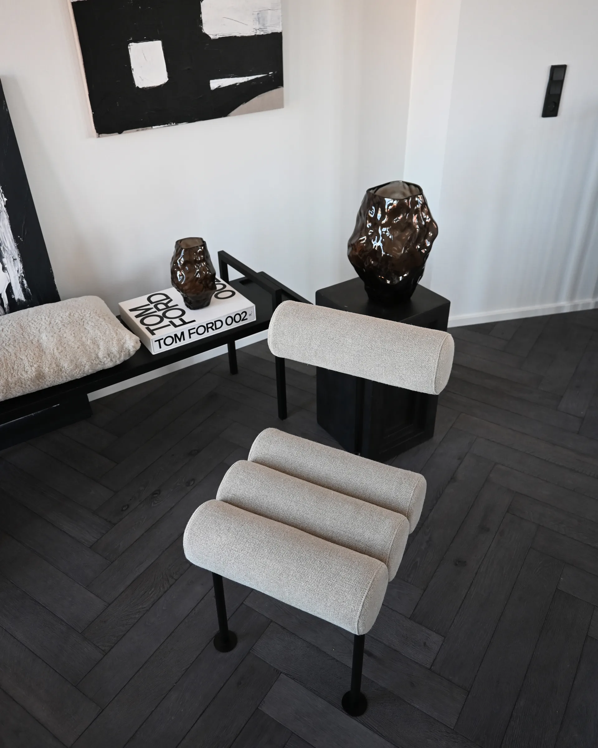 Hiro dining chair, Black frame-Sand 101 Copenhagen