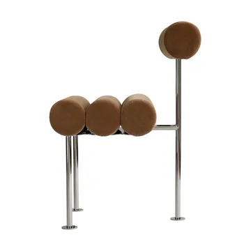 Hiro dining chair - Stainless steel-desert - 101 Copenhagen