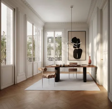 Hiro dining chair - Stainless steel-desert - 101 Copenhagen