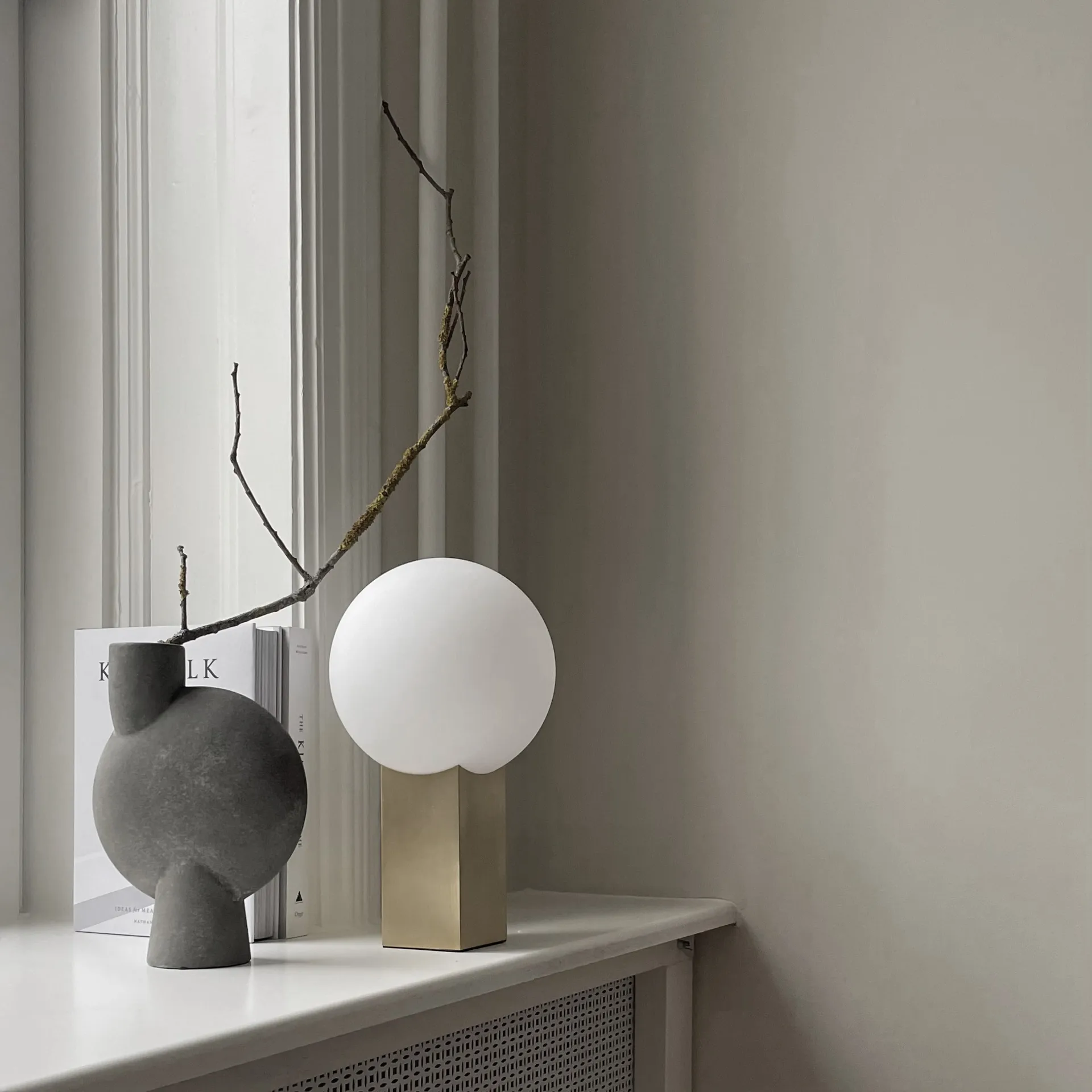 Hoop floor lamp 34 cm, Brass 101 Copenhagen
