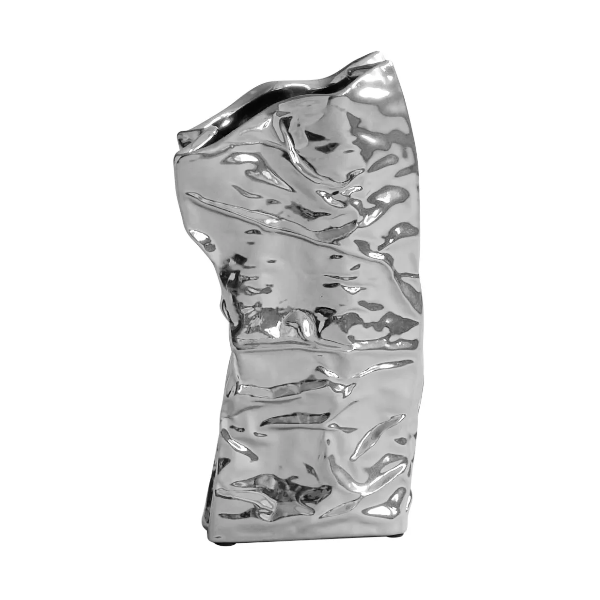 Kami vase mini 25x13 cm, Chrome 101 Copenhagen