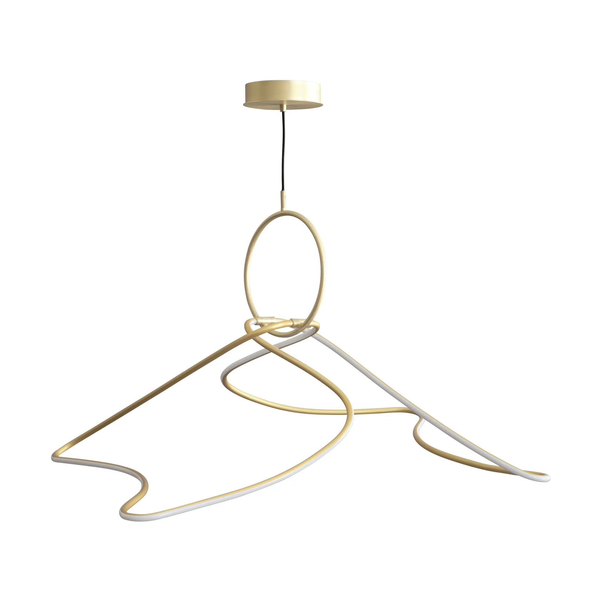 Kumo Chandelier Big chandelier, Brass 101 Copenhagen